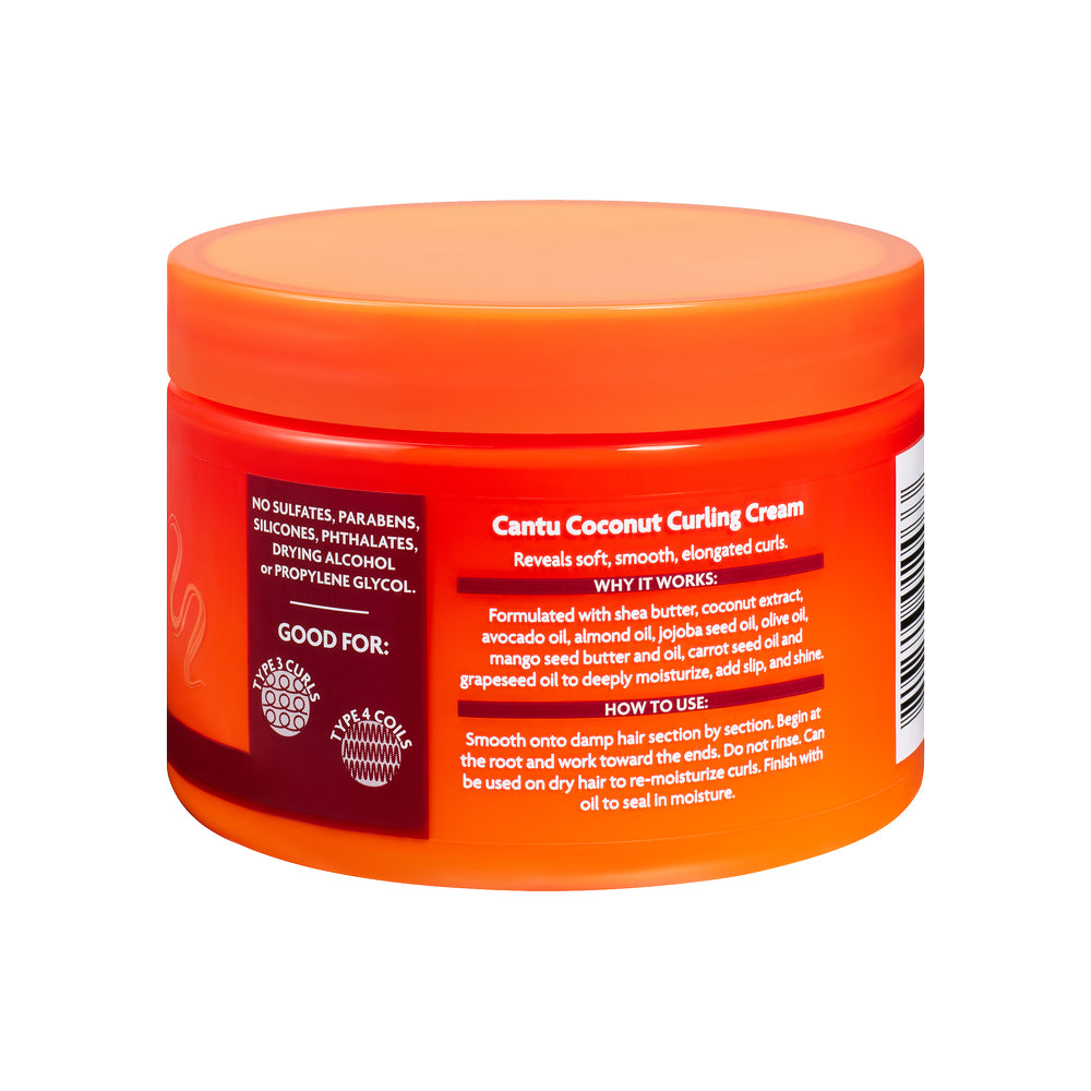 Natural Coconut Curling Cream Jar 340g