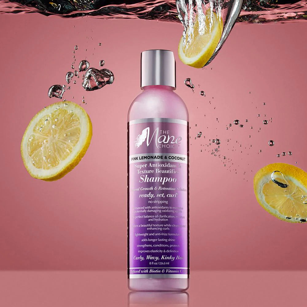 Pink Lemonade & Coconut Super Antioxidant & Texture Beautifier Shampoo 8oz